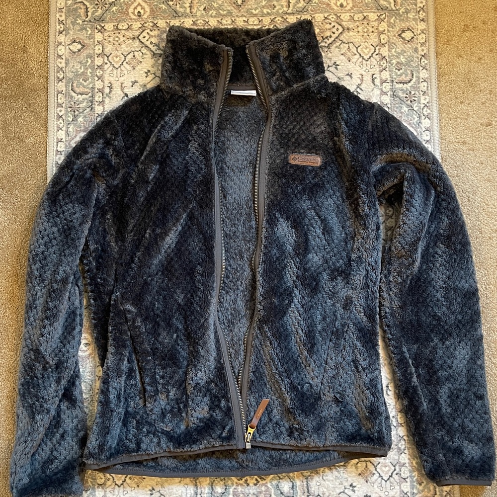 Columbia Women's Fire Side™ II Sherpa Full Zip Fleece - Small Gray